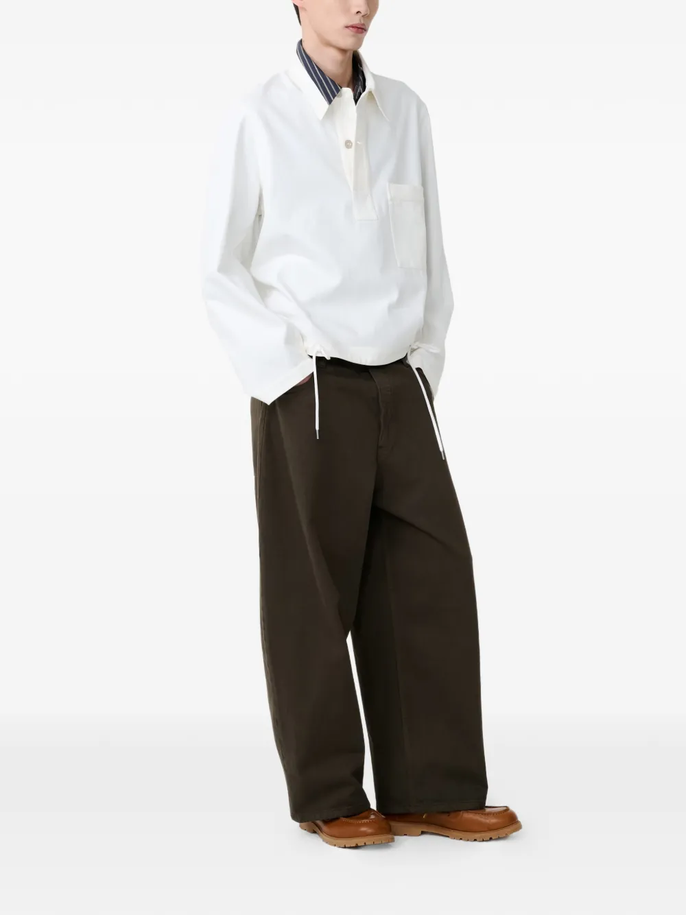  Studio Nicholson Paolo Balloon Jeans - Brown 