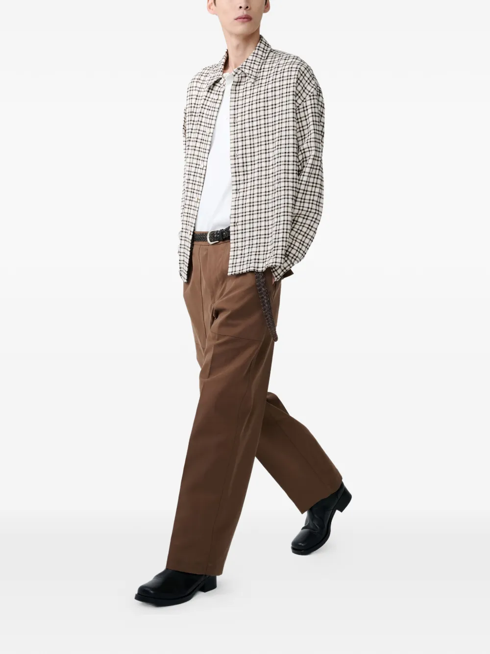  Studio Nicholson Balos Trousers - Brown 