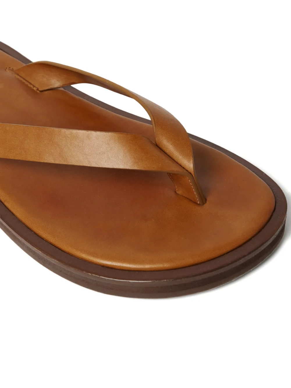 Studio Nicholson Curren leren sandalen met gladde zool Bruin