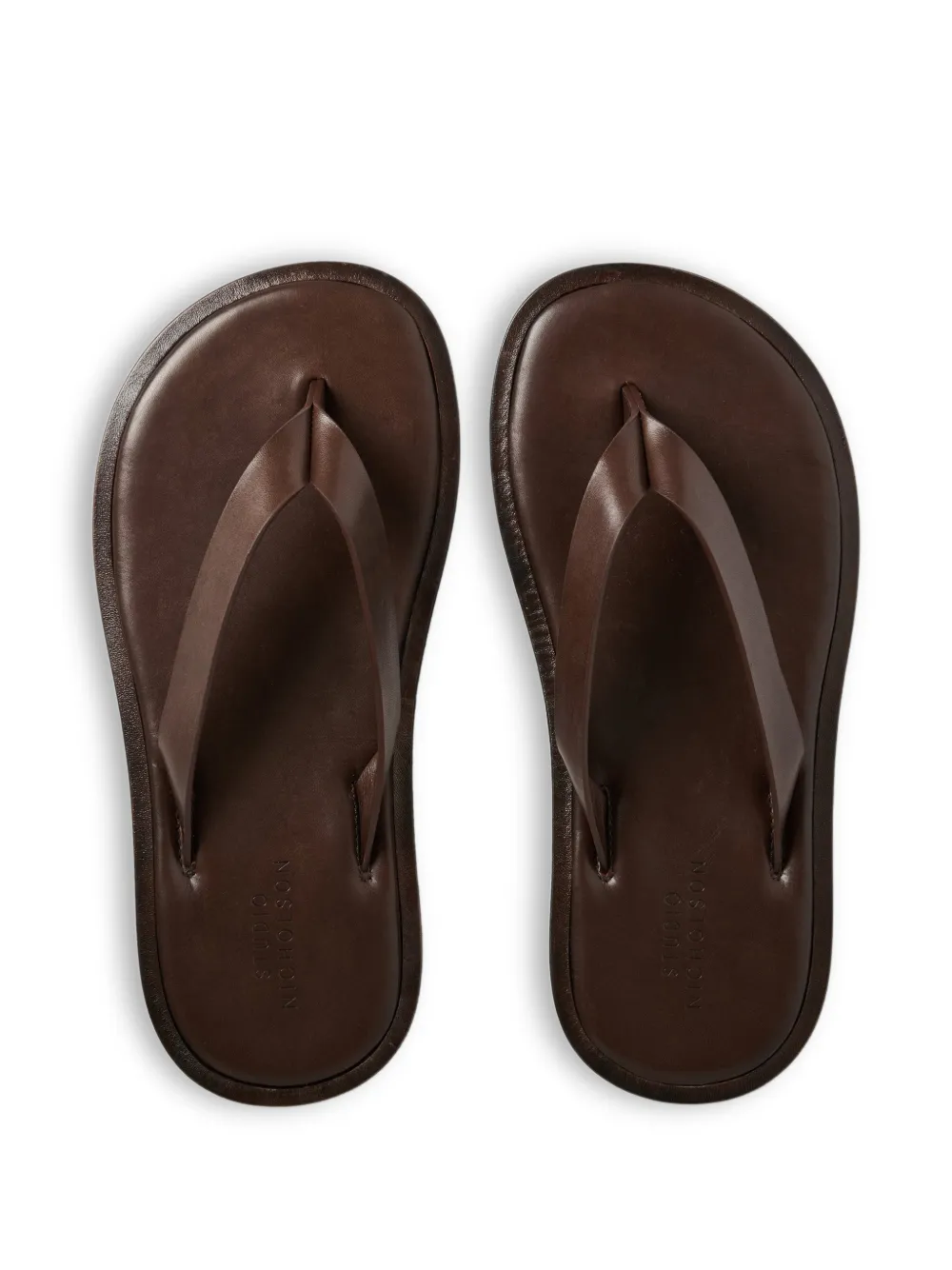 Studio Nicholson Curren leren sandalen Bruin