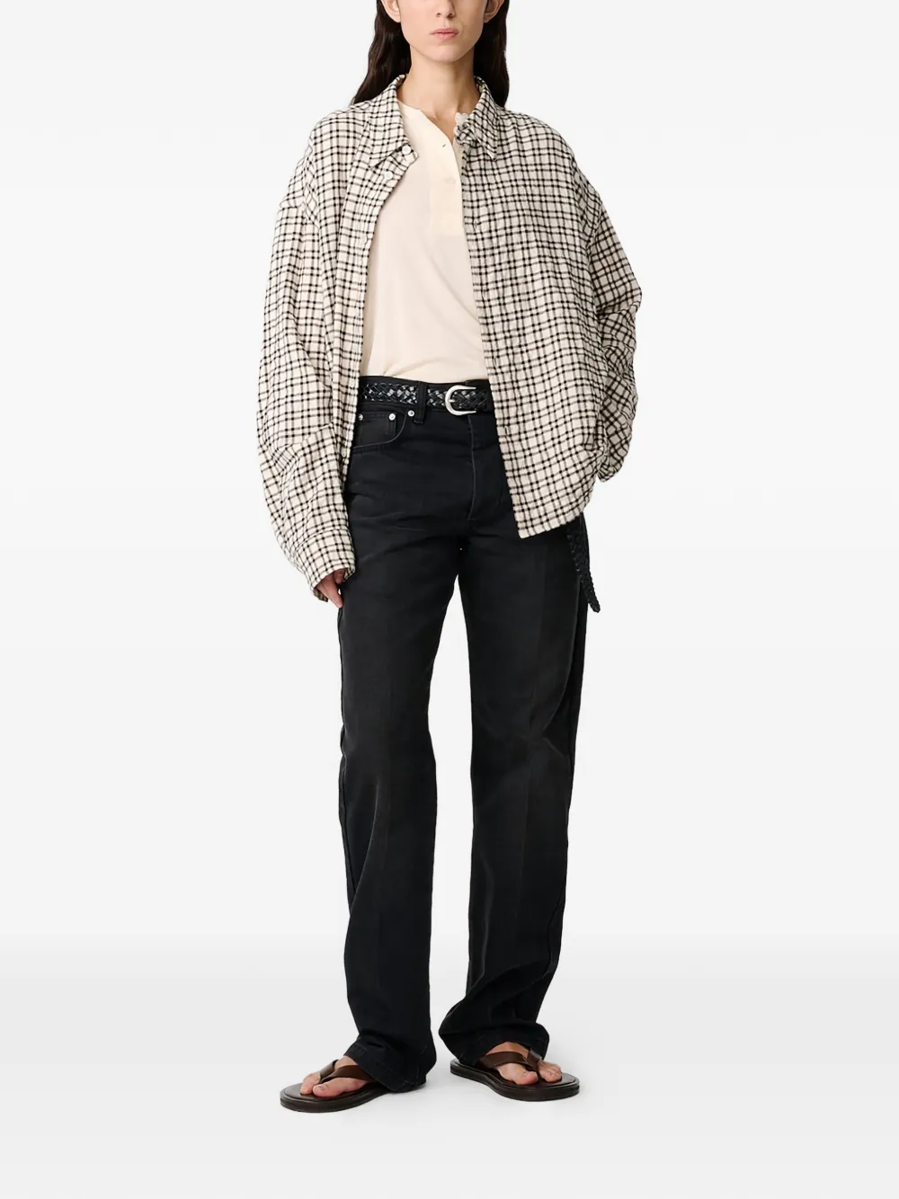 Studio Nicholson Barra jeans met vijf zakken Zwart