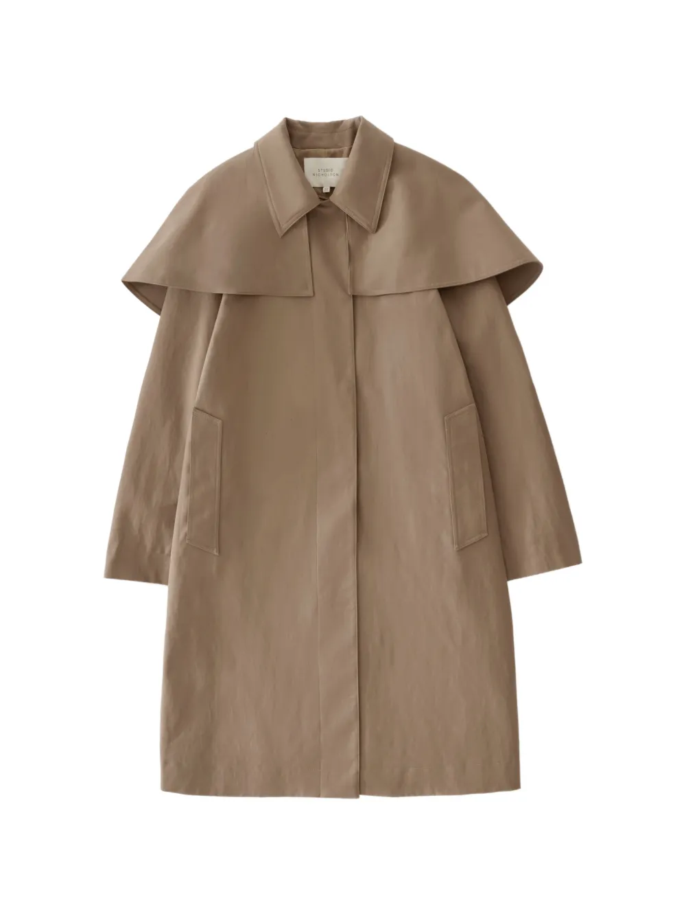 Studio Nicholson Haver detachable-panel coat - Marrone