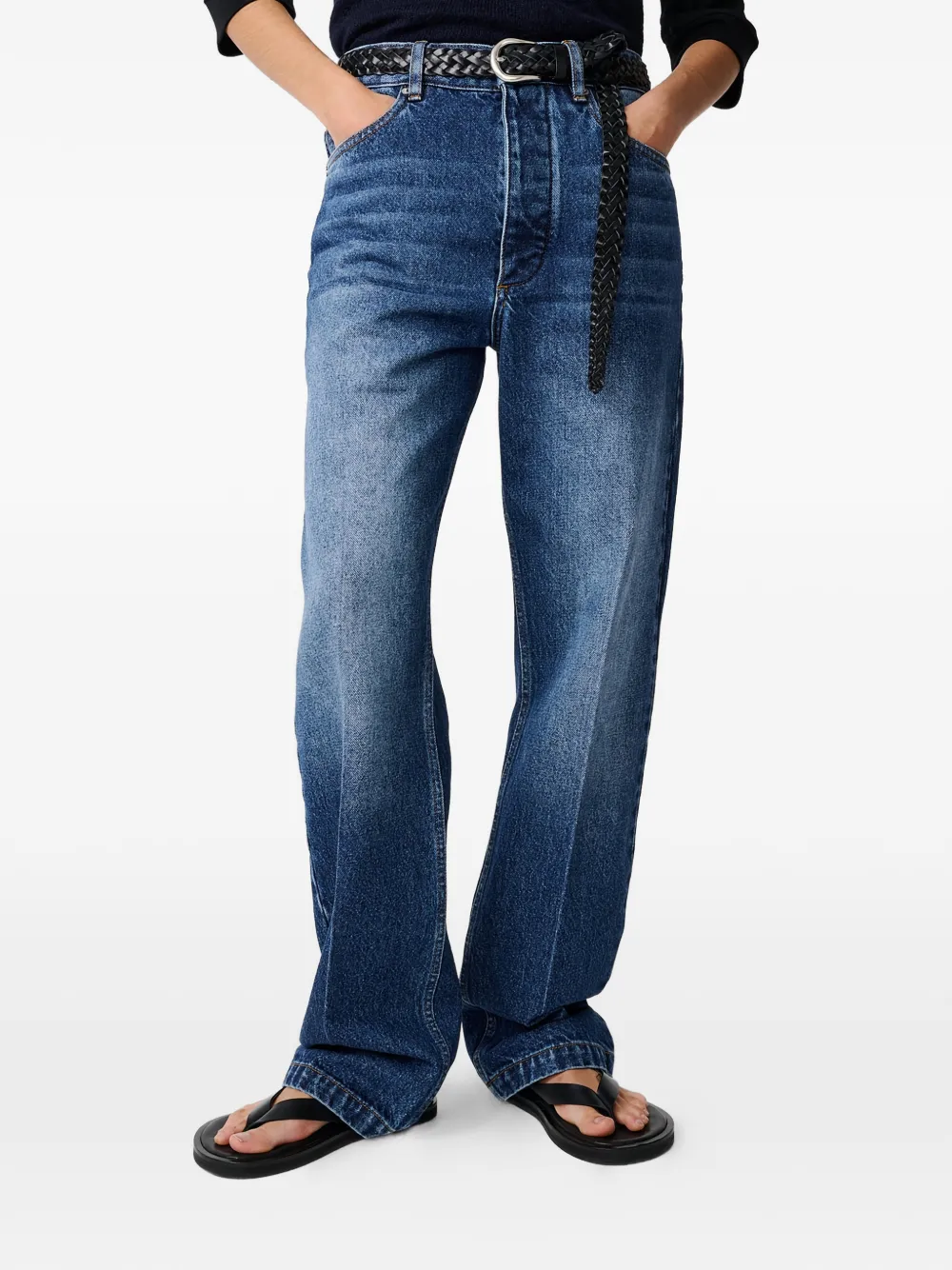 Studio Nicholson Barra jeans met vijf zakken Blauw