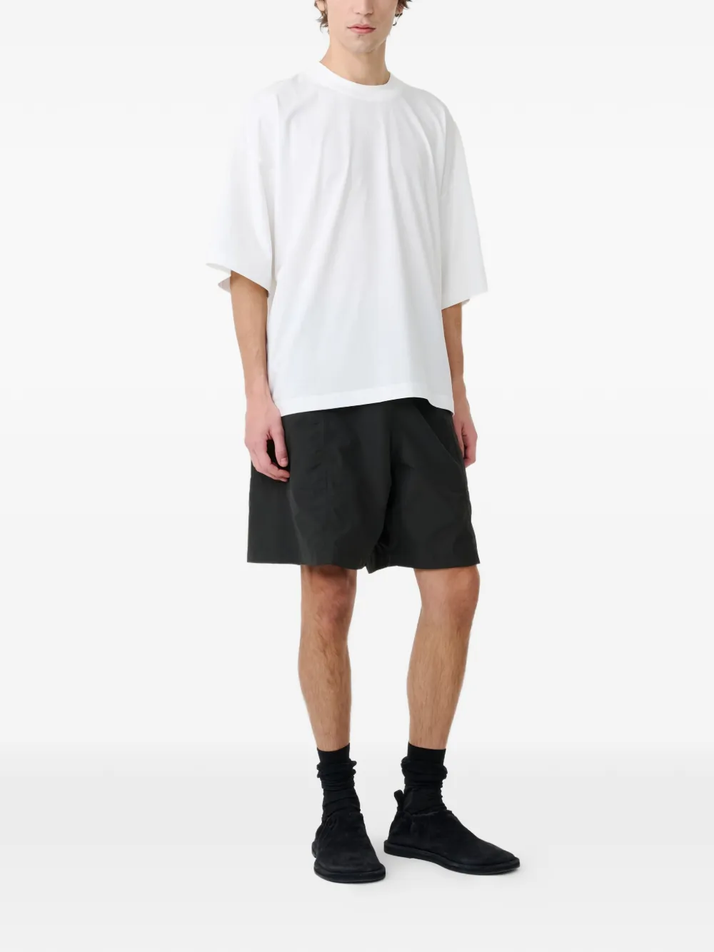  Studio Nicholson Elasticated Galo Shorts - Black 
