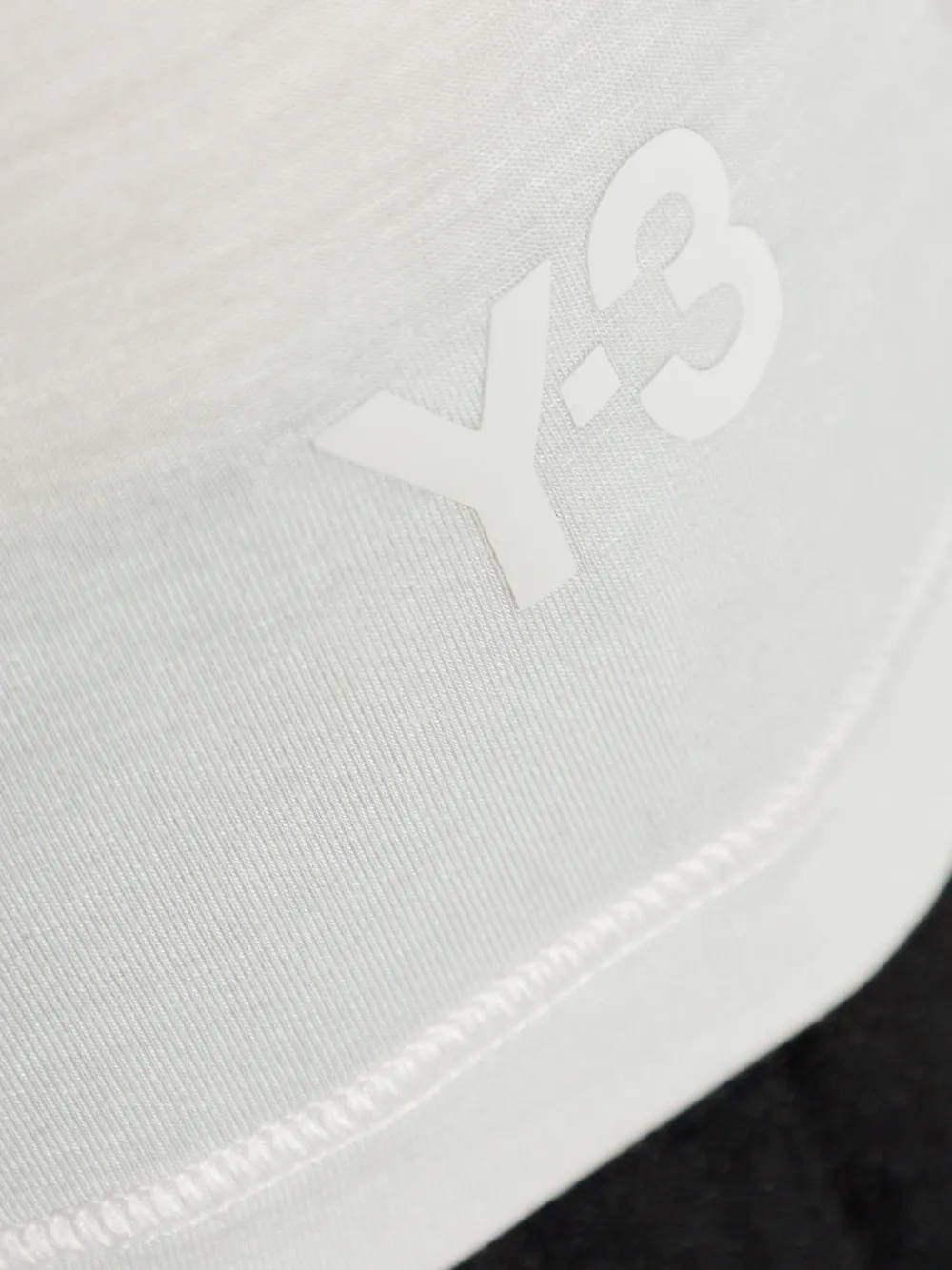 Y-3 T-shirt met rits Beige