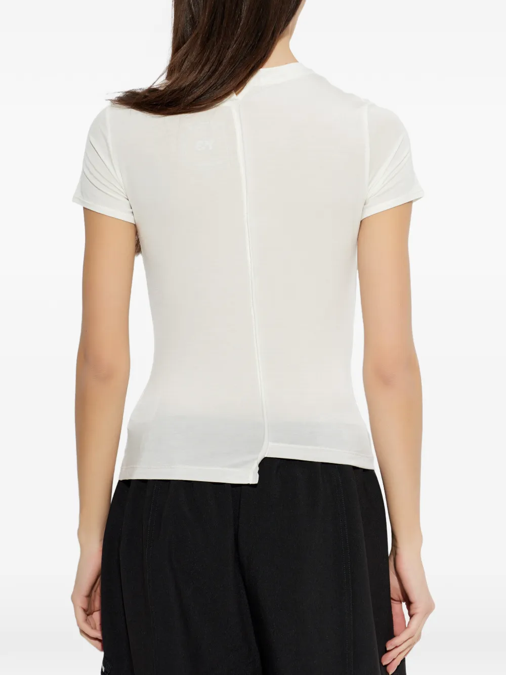 Y-3 T-shirt met rits Beige