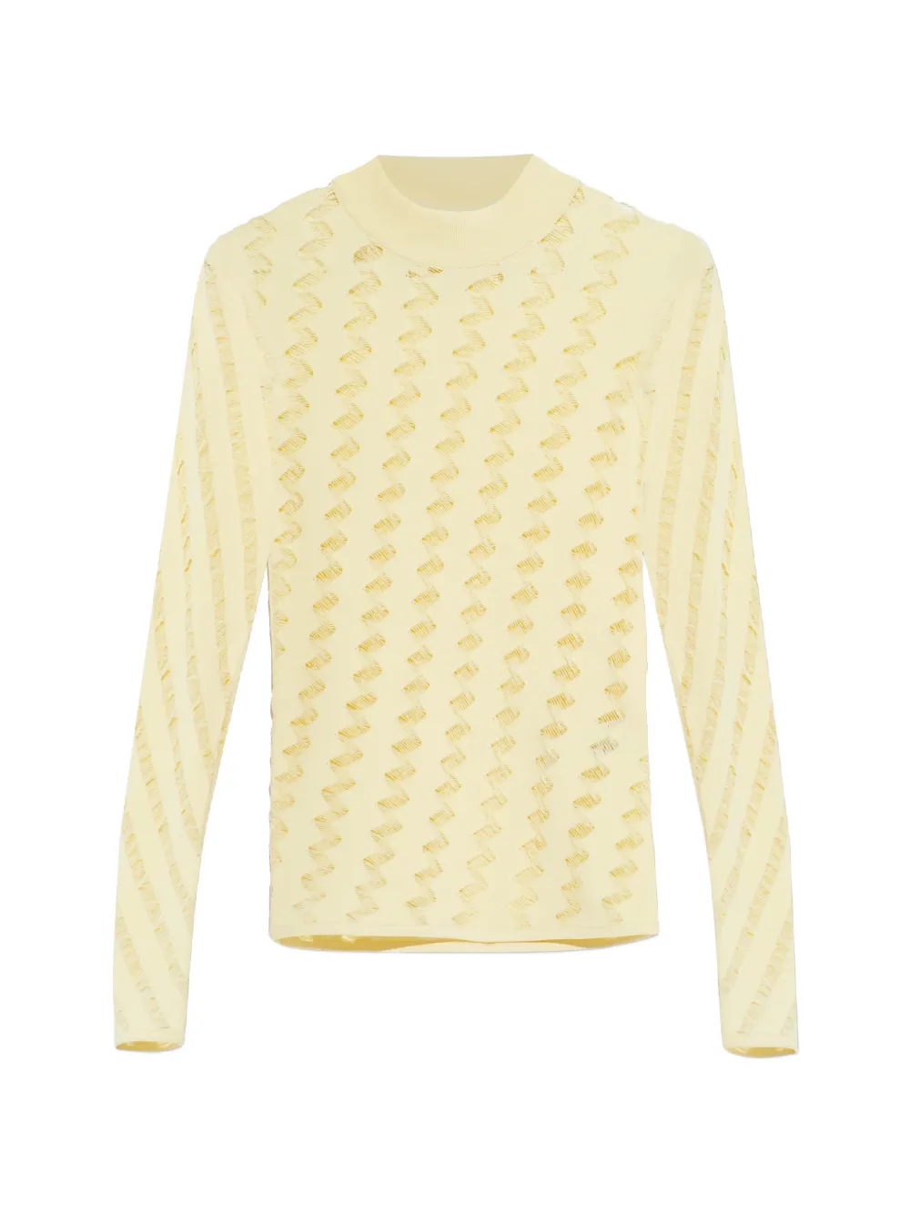 IRO Aliona zigzag-pattern top - Giallo