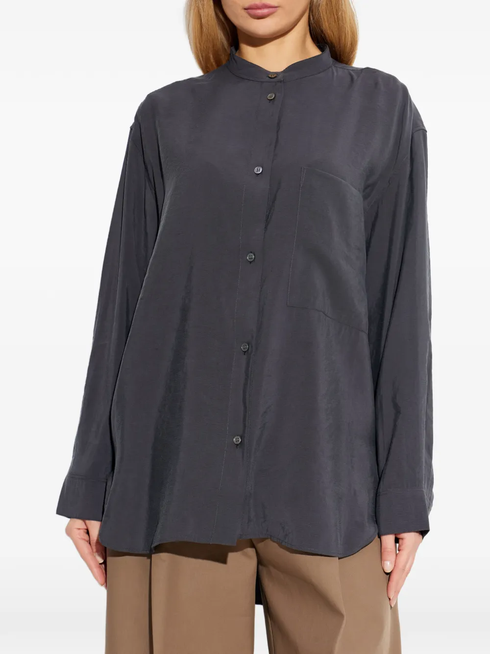  Studio Nicholson Buttoned Pocket Shirt - Grey 