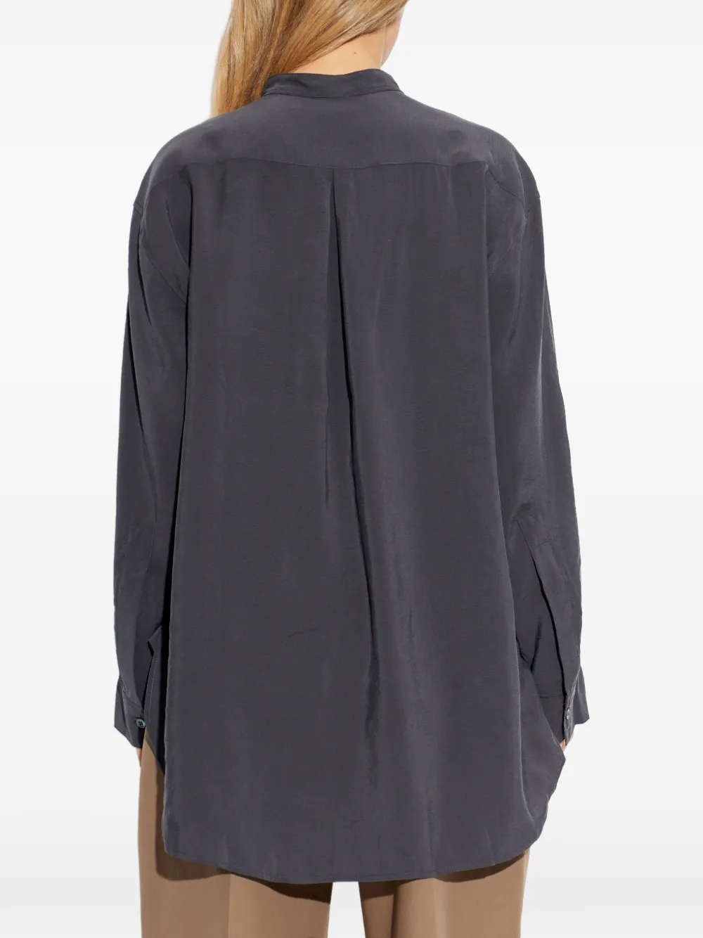 Studio Nicholson Blouse met zak met knopen Grijs
