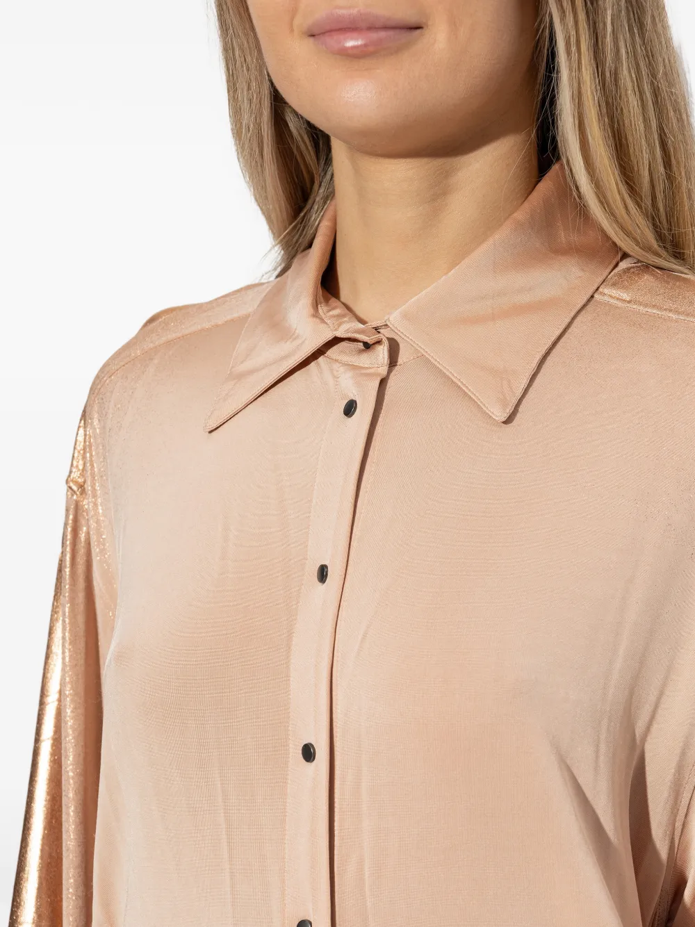 Diesel Blouse met knopen Beige