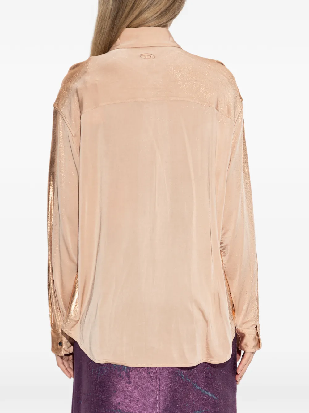 Diesel Blouse met knopen Beige