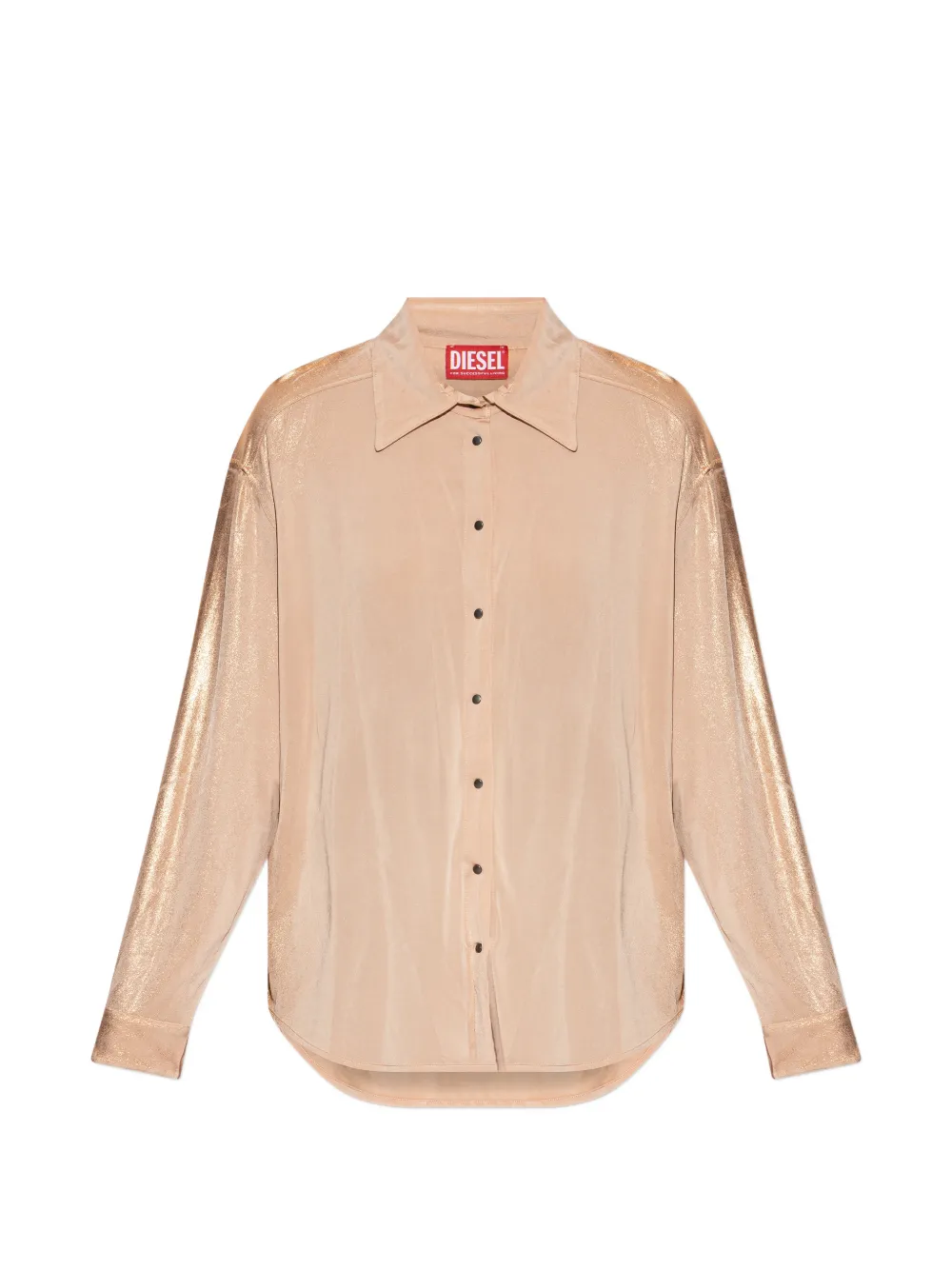 Diesel long-sleeve buttoned shirt - Toni neutri