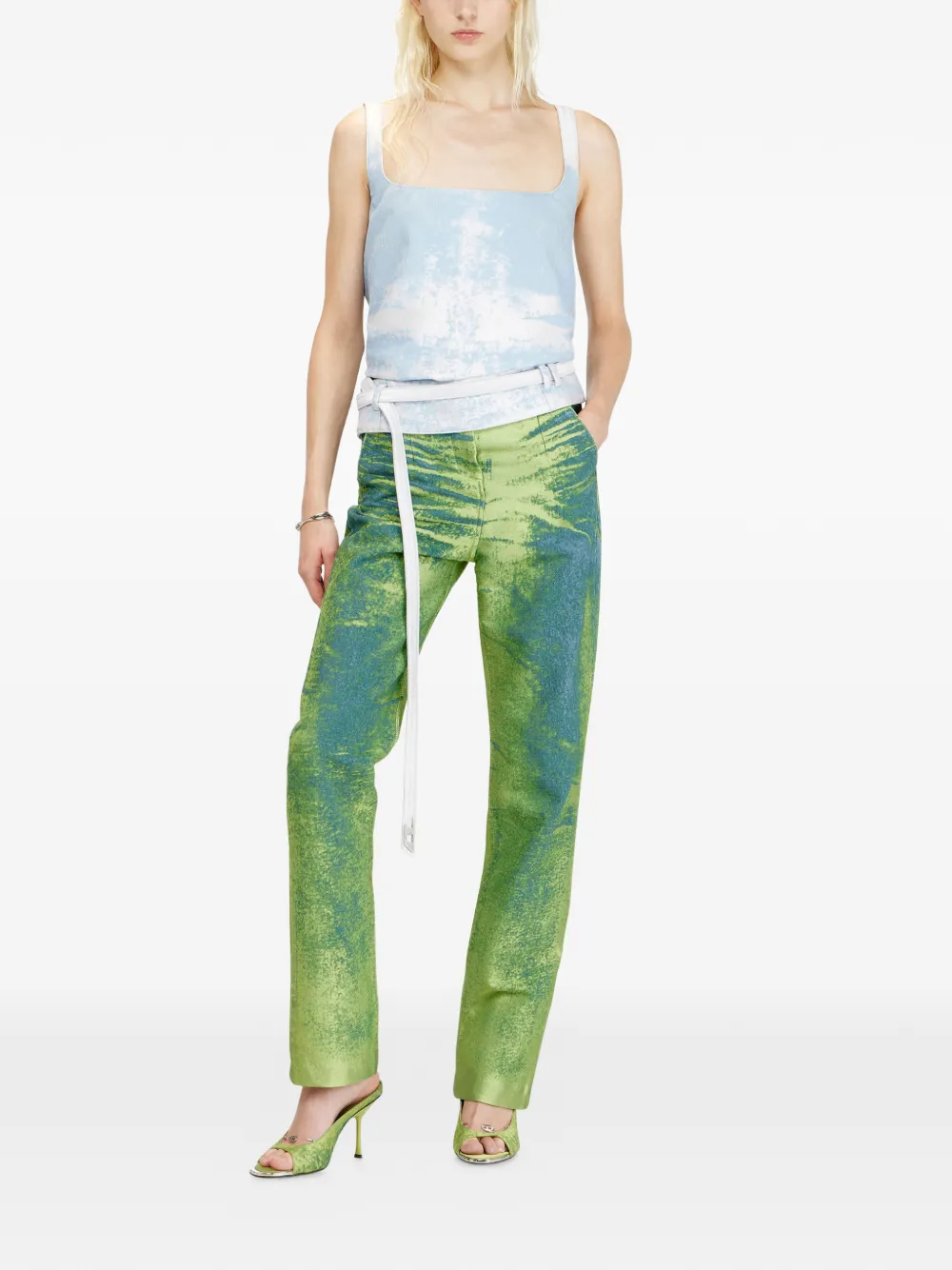 Diesel D-Drelian-Fsi broek Groen