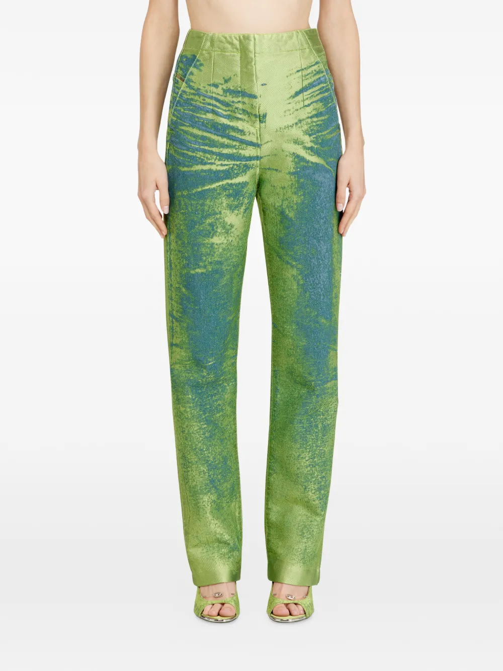 Diesel D-Drelian-Fsi broek Groen