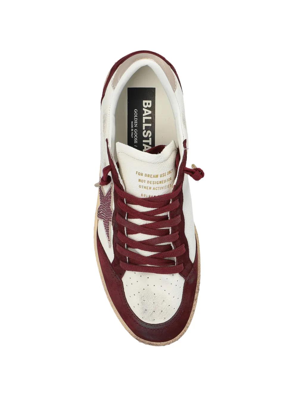 Golden Goose Ballstar low-top sneakers met sterapplicatie Rood