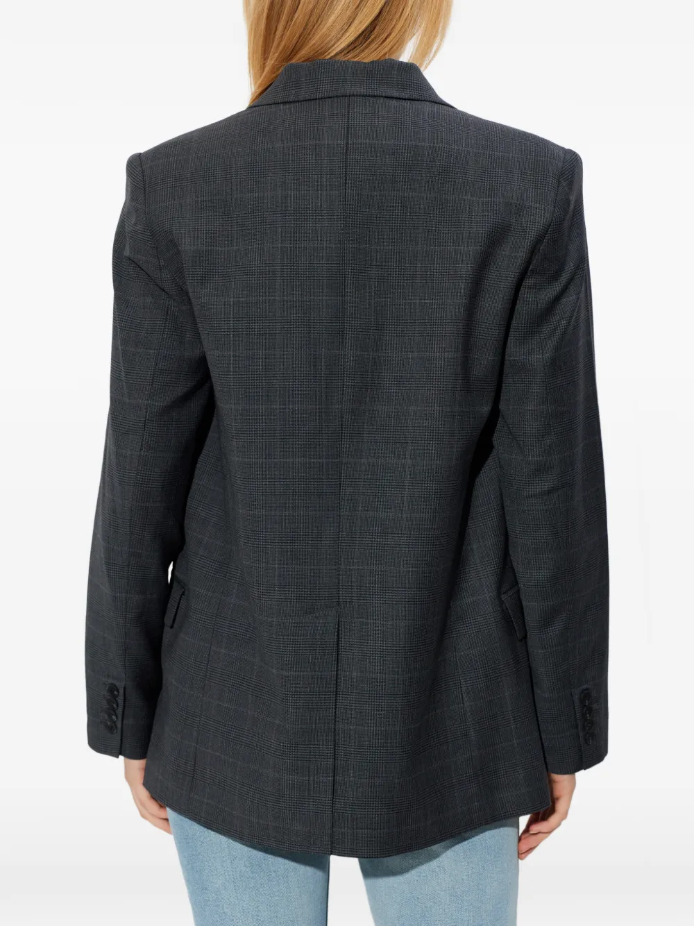 IRO Calu geruite blazer Grijs