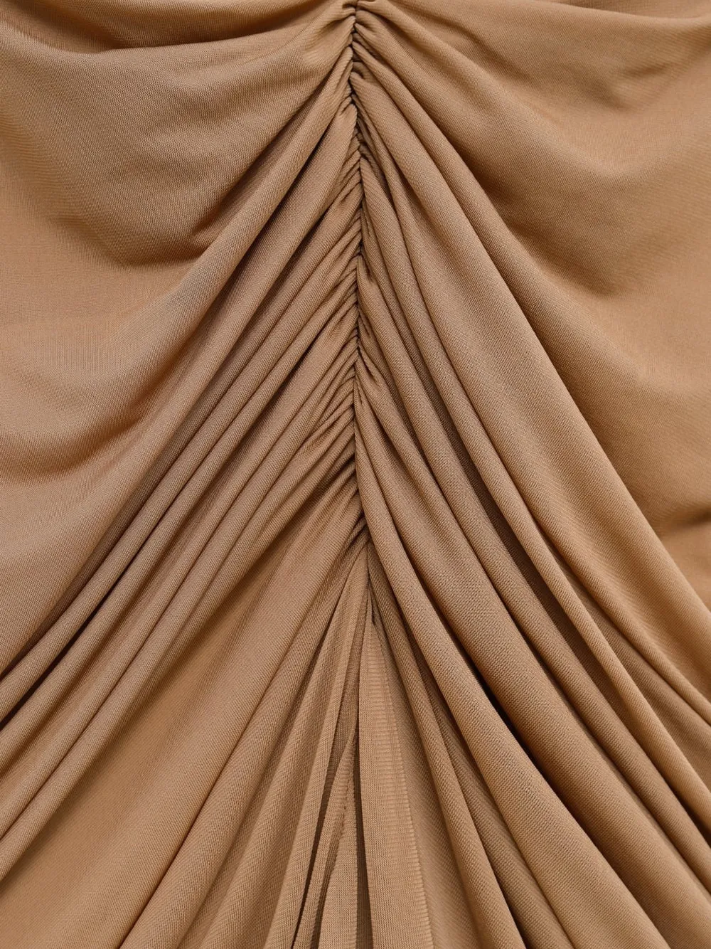  Atlein Draped-effect Skirt - Brown 