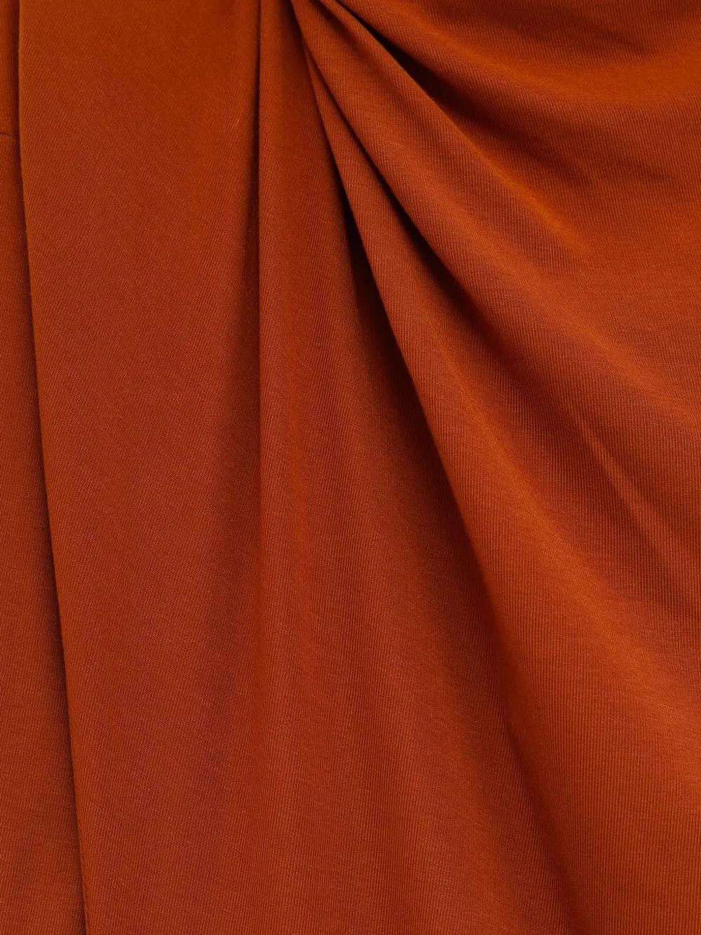  Atlein Draped Dress - Brown 