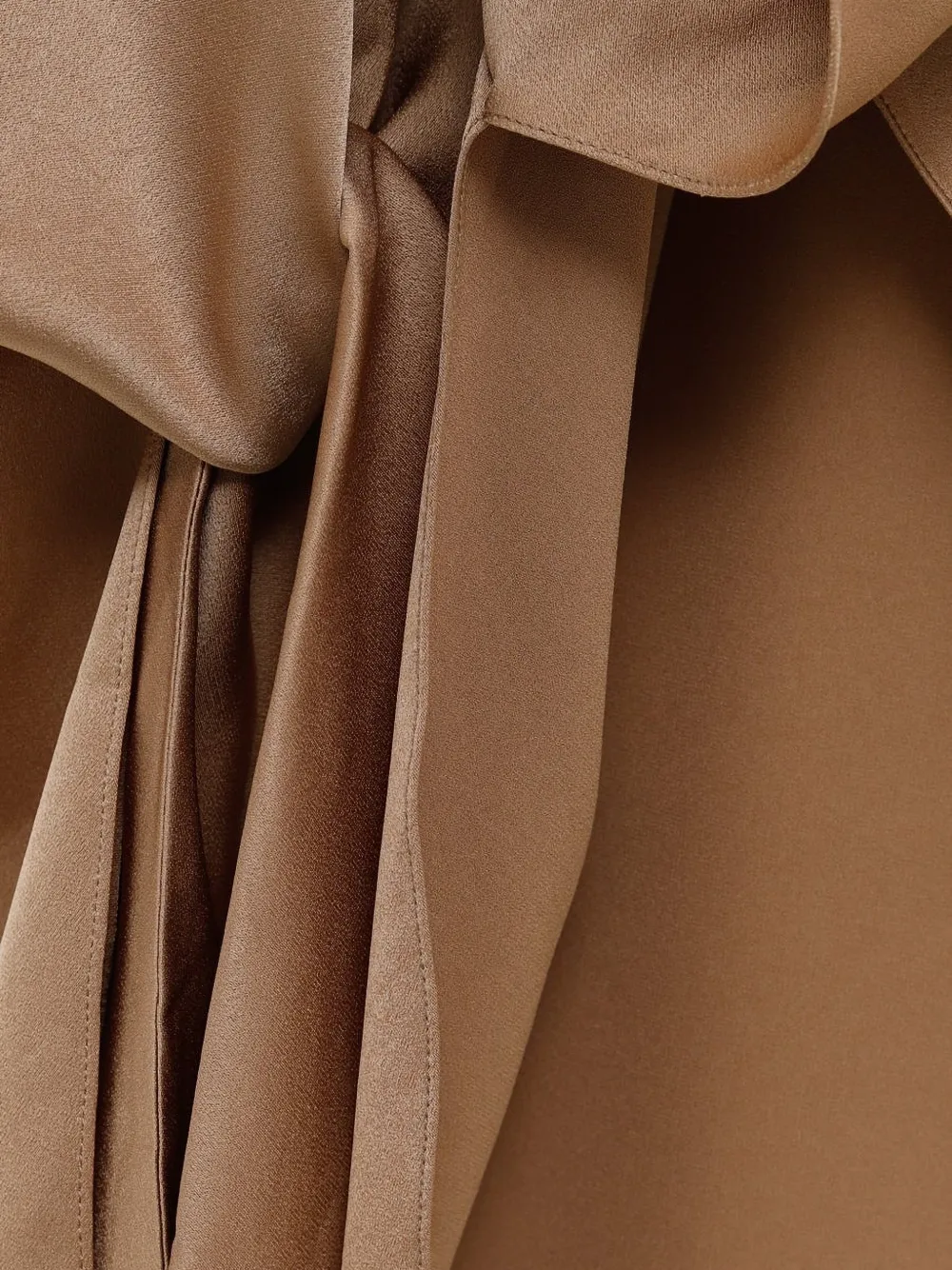  Atlein Draped Tie Shirt - Neutrals 