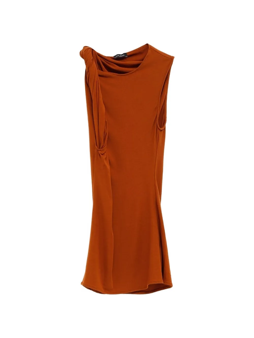 Atlein knotted top - Marrone