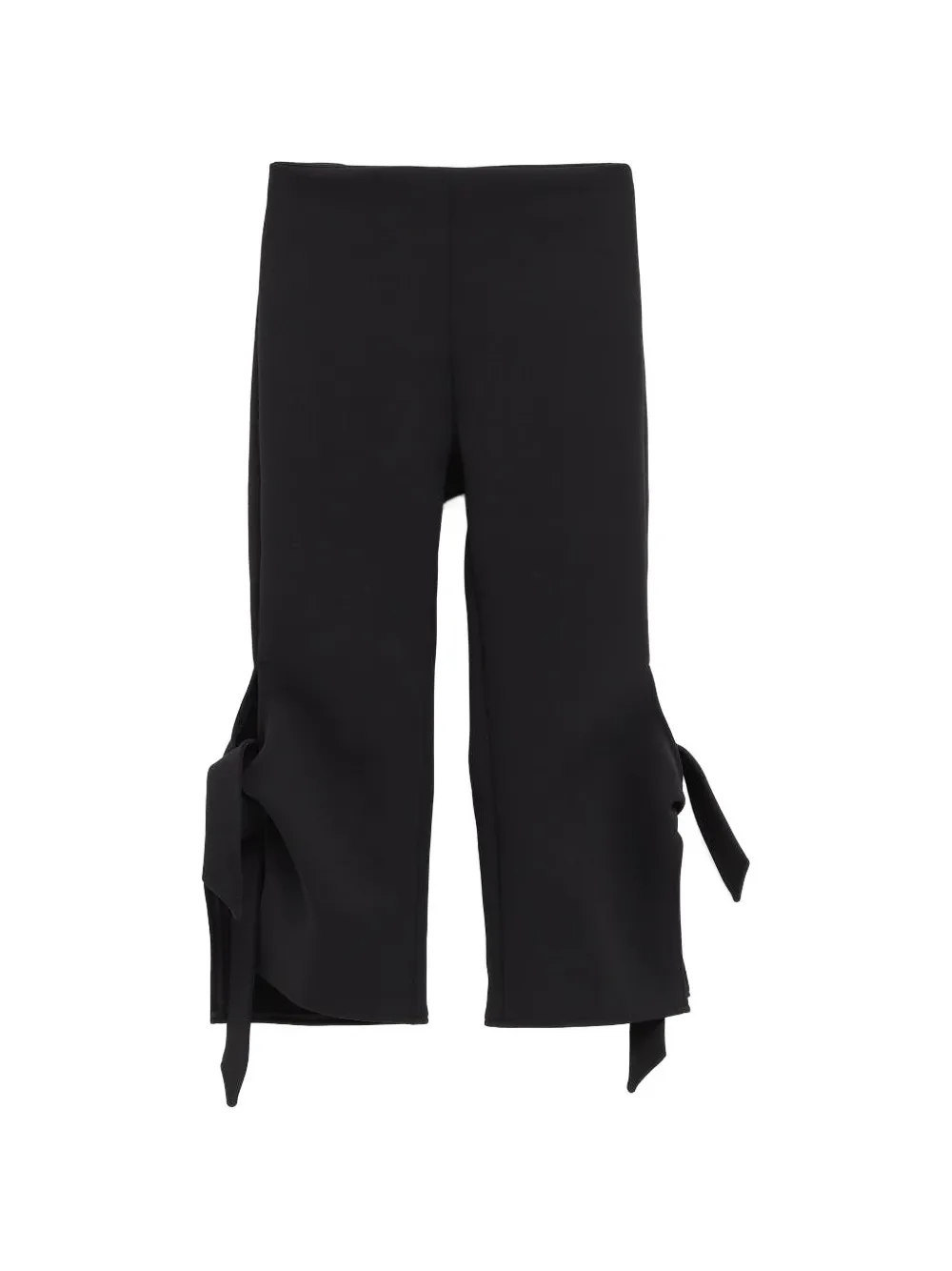Atlein knot-detail capri trousers - Nero