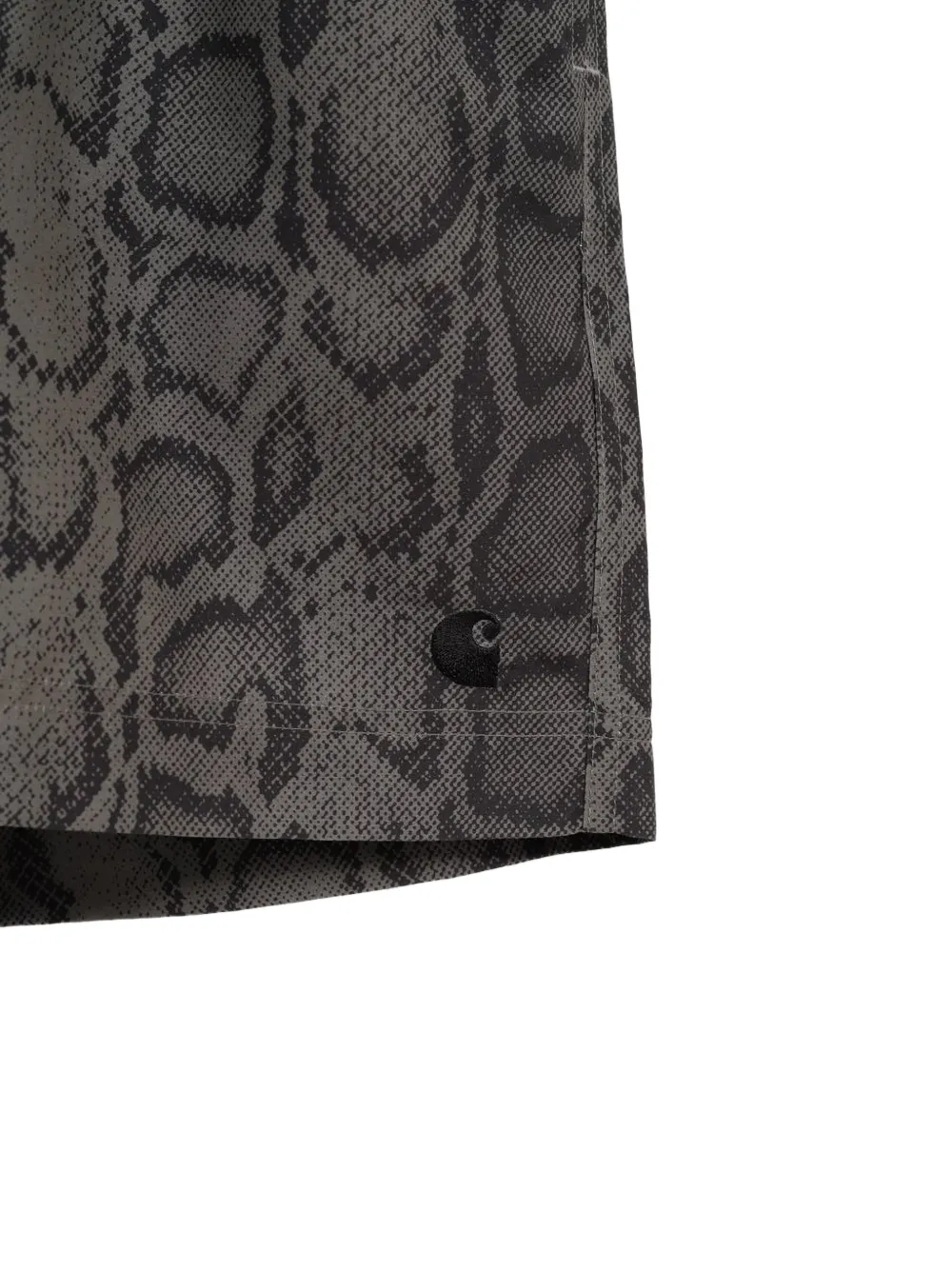 Carhartt WIP Zwembroek met slangenprint en trekkoord Grijs