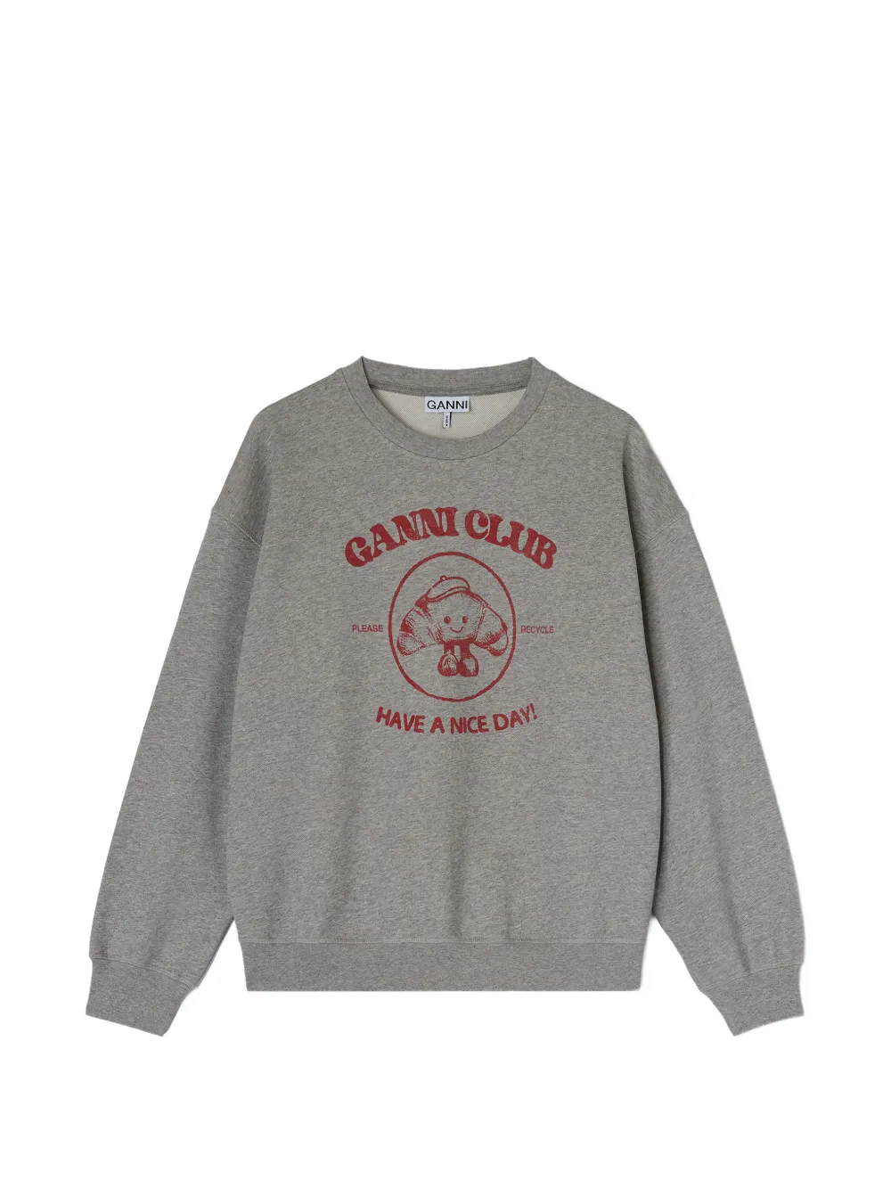 GANNI Club sweatshirt - Grigio