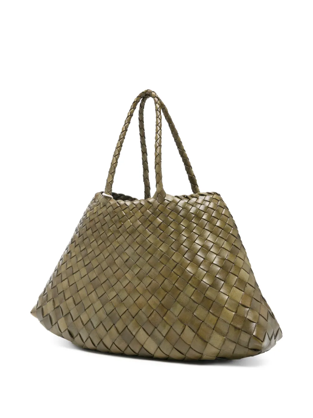 Dragon Diffusion Small Santa Croce Tote Bag - Green 