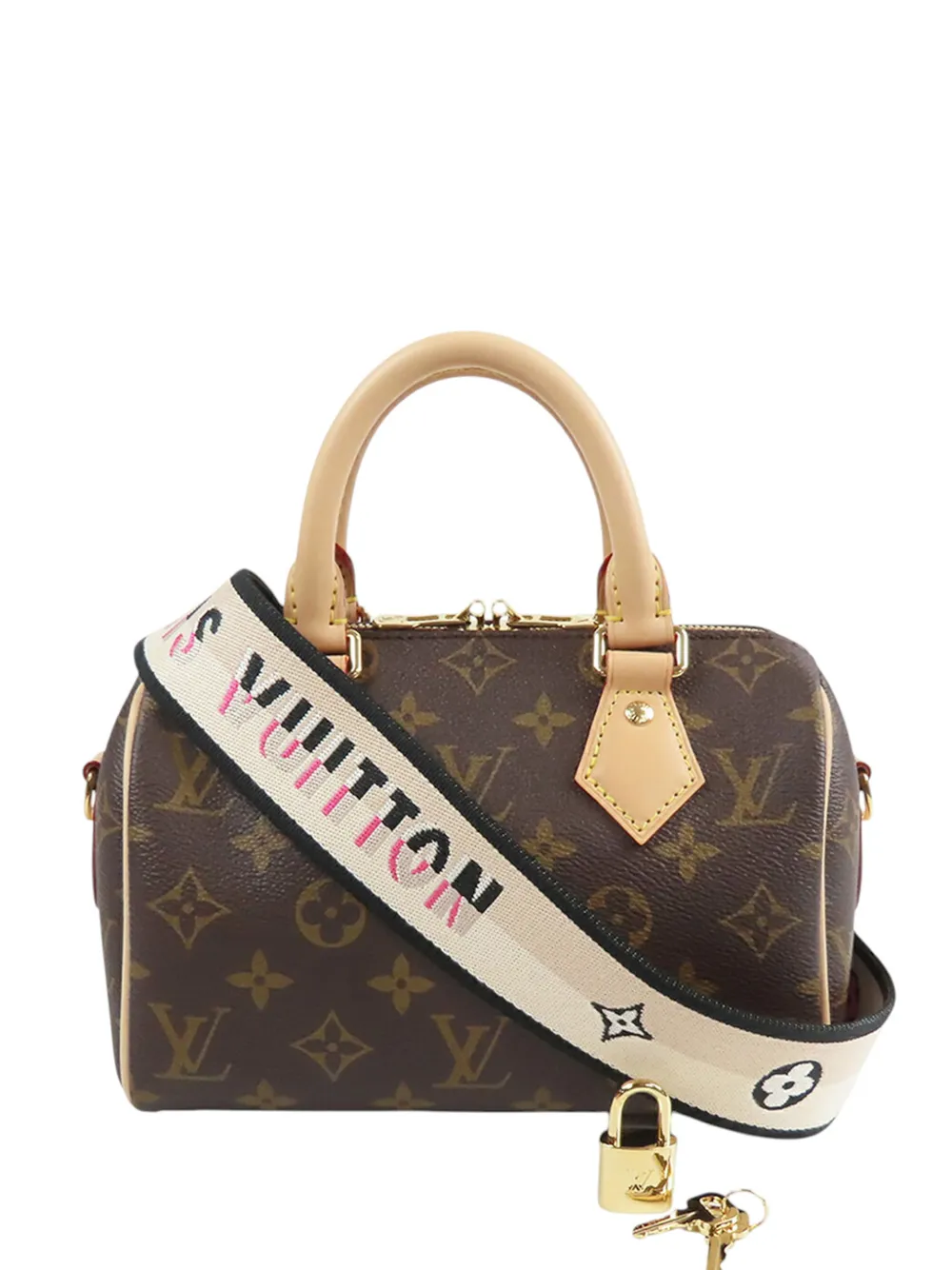 Louis Vuitton Pre-Owned 2021-2025 Monogram Speedy Bandouliere 20 satchel - Marrone