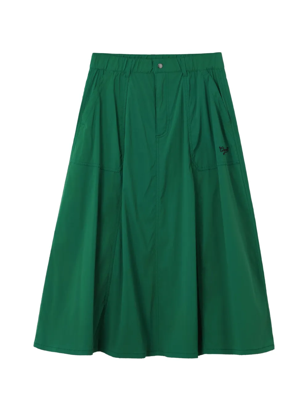 CHOCOOLATE green A-line skirt - Verde
