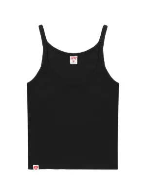 Sporty & Rich SR レーサーバック タンクトップ | ブラック | FARFETCH JP