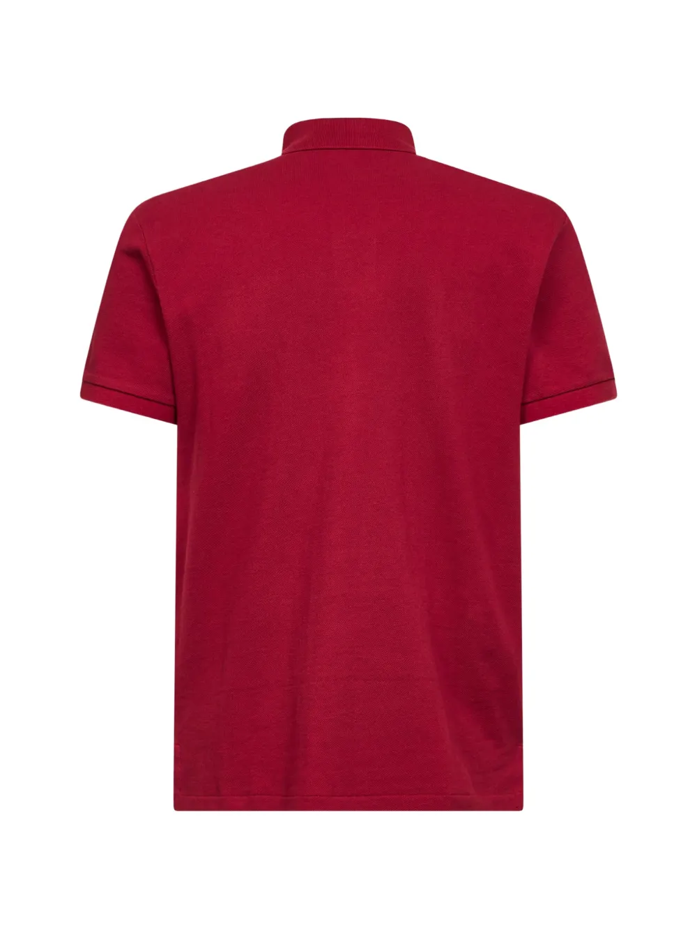 two-button embroidery polo shirt