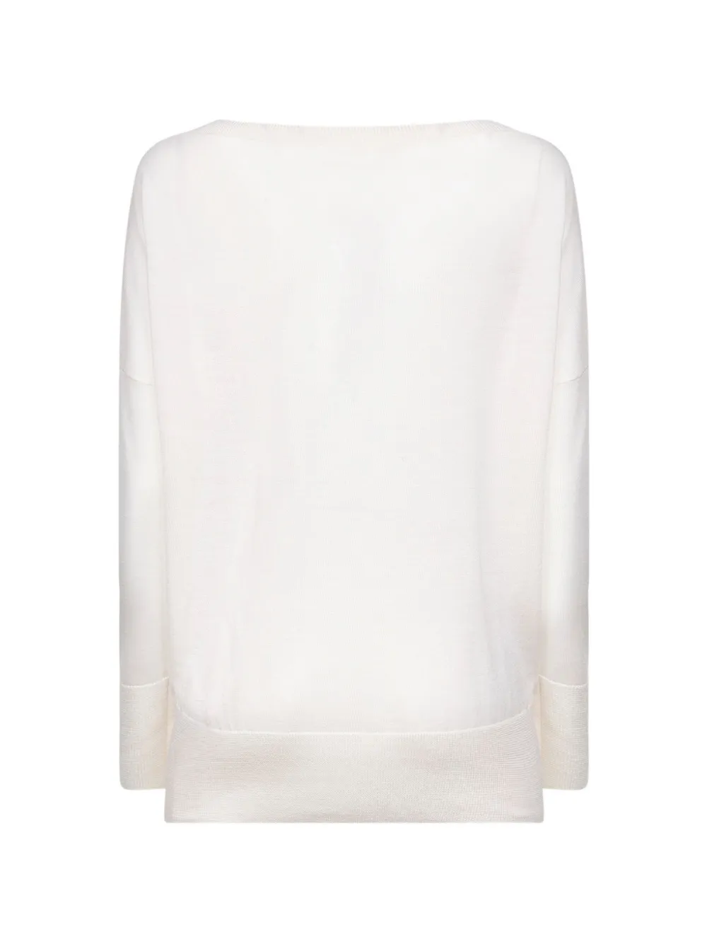  P.a.r.o.s.h. Jersey Con Cuello Barco - Blanco 