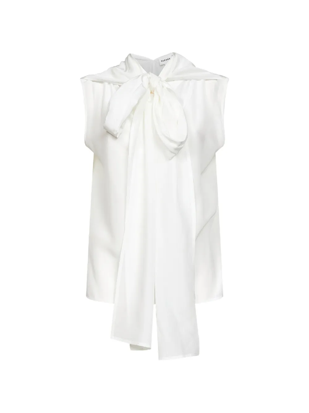 P.A.R.O.S.H. tie-neck sleeveless top - Bianco