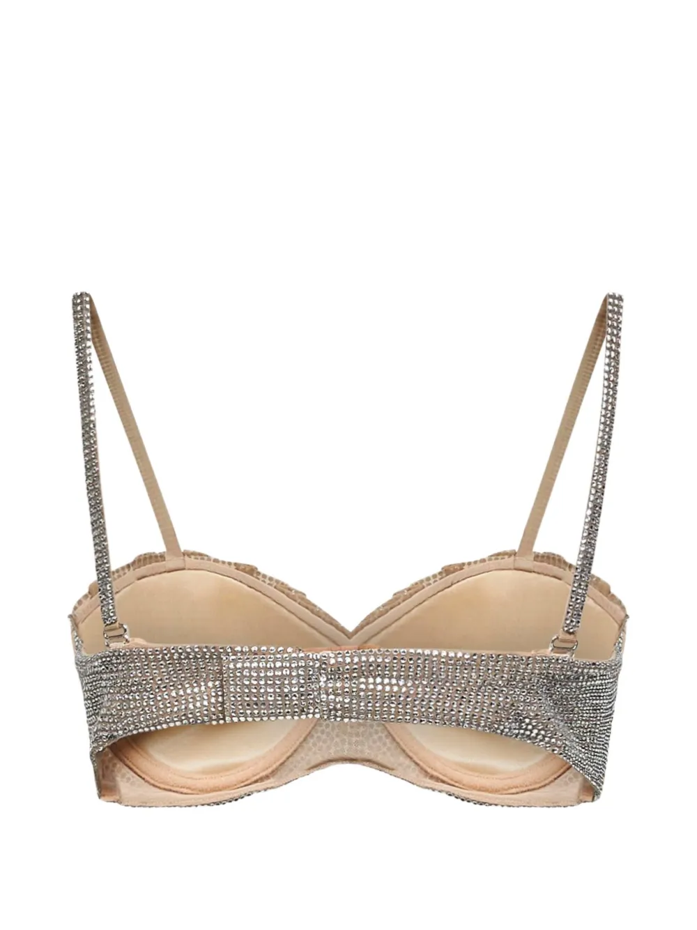  Giuseppe Di Morabito Crystal-embellished Bra - Silver 