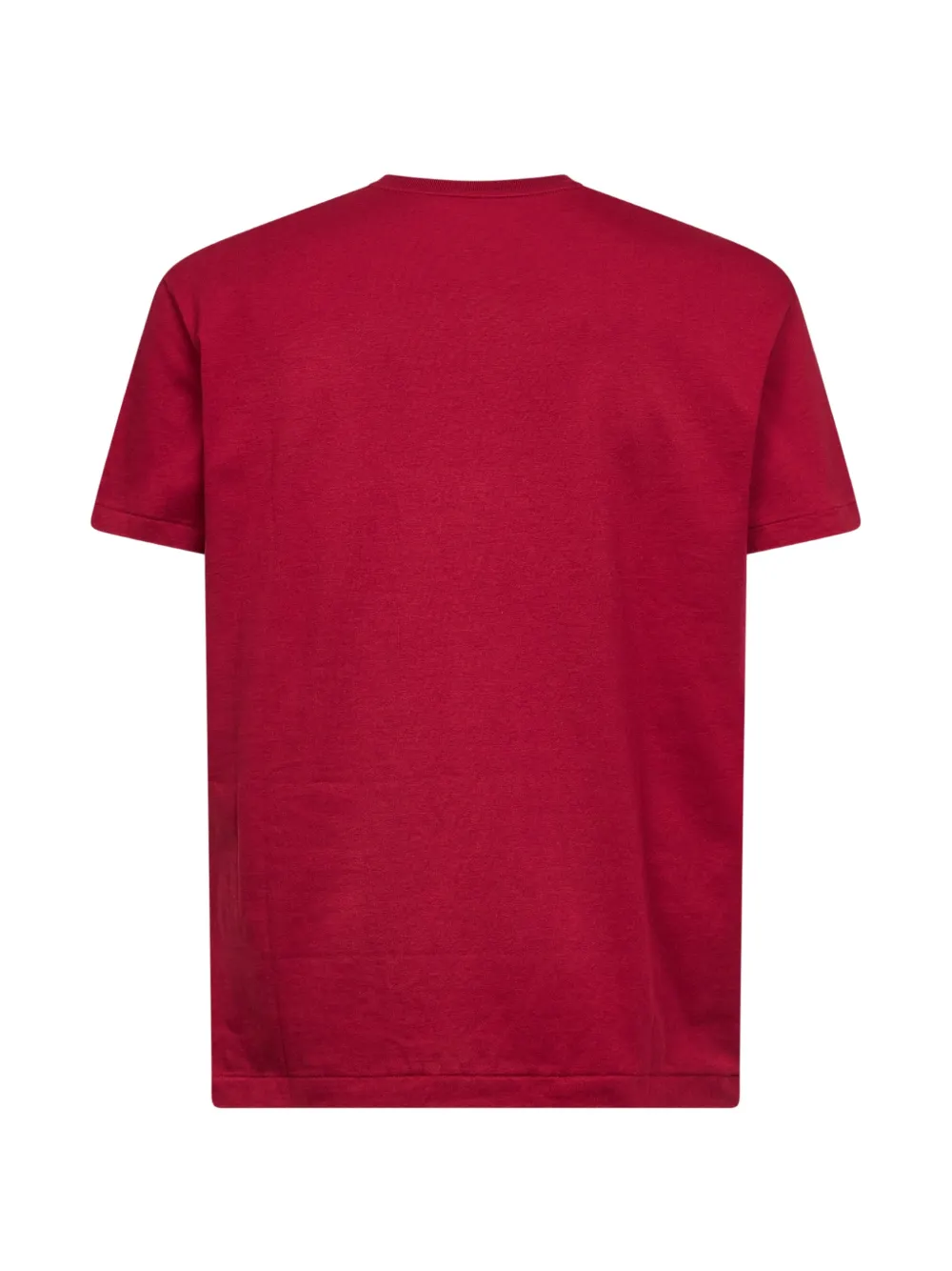 Polo Ralph Lauren Geribbeld T-shirt met V-hals Rood