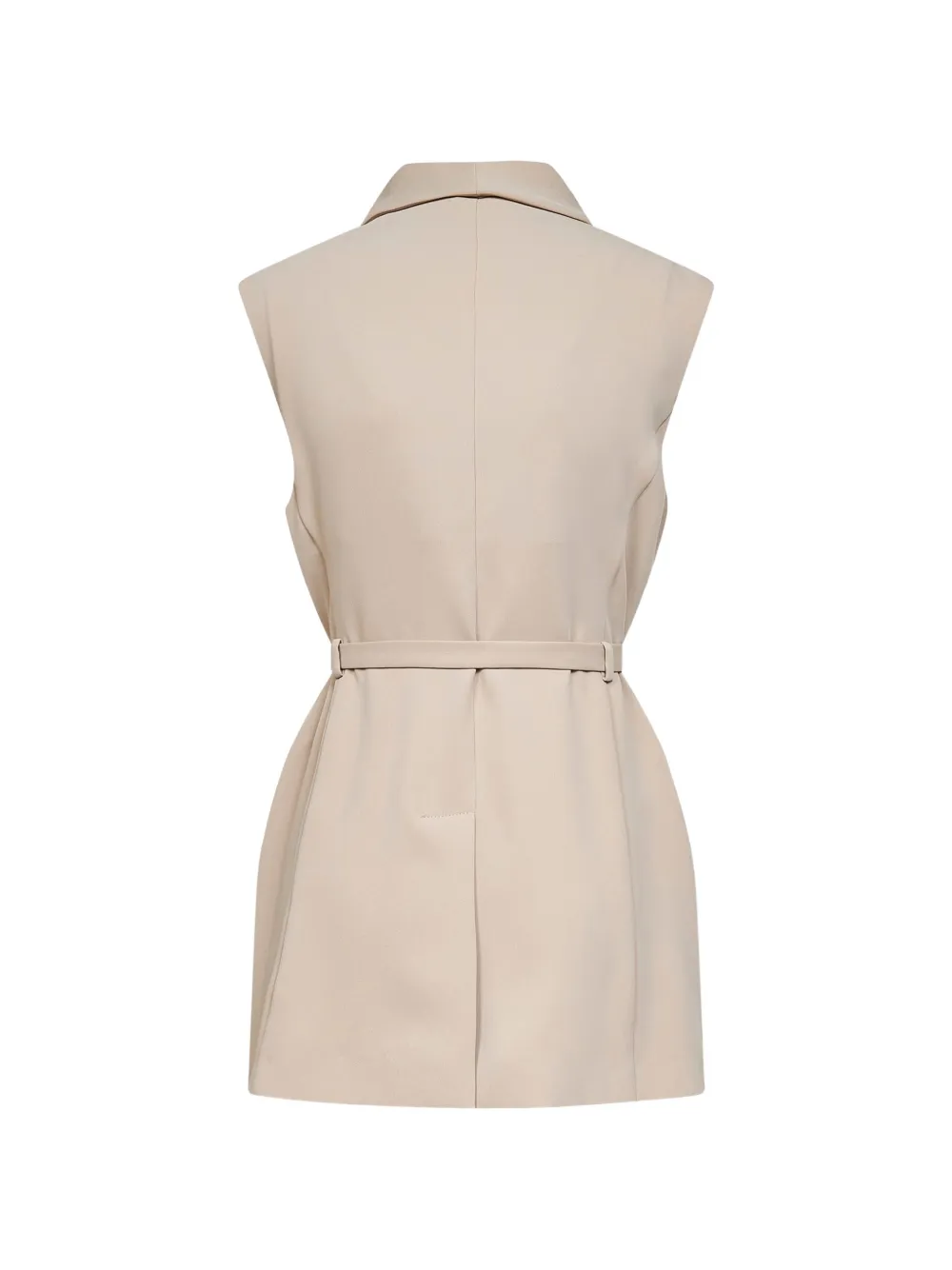  P.a.r.o.s.h. Belted Sleeveless Top - Neutrals 