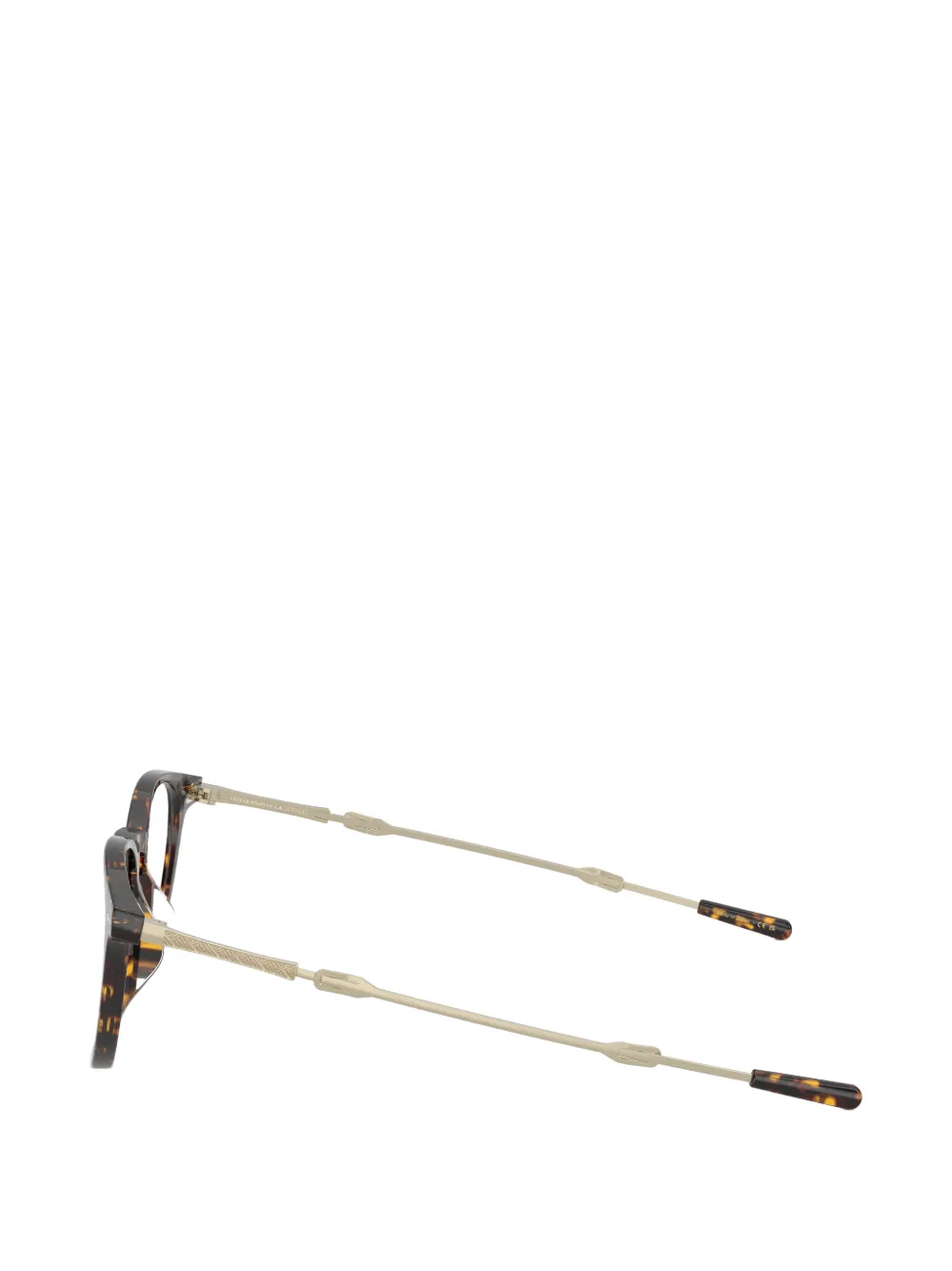 Oliver Peoples Kelmore bril met rond montuur Bruin
