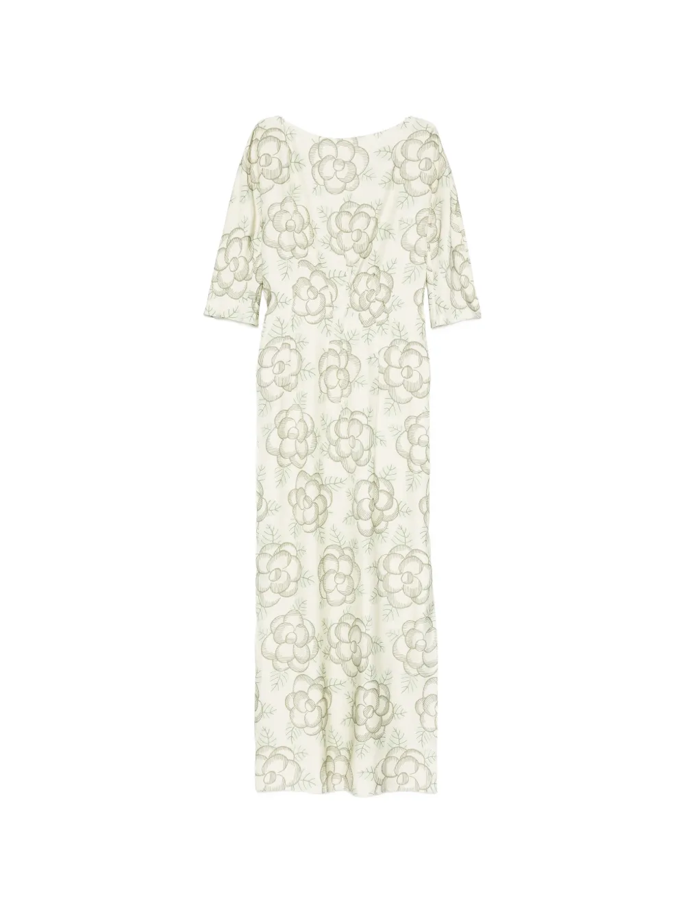 Marni floral print dress - Toni neutri