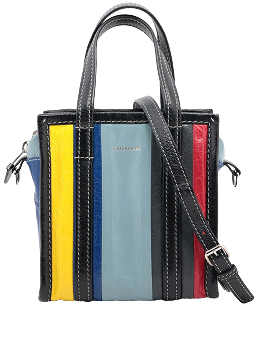 Balenciaga Pre-Owned Borsa shopper XXS Bazar in pelle di agnello 2019 - Nero