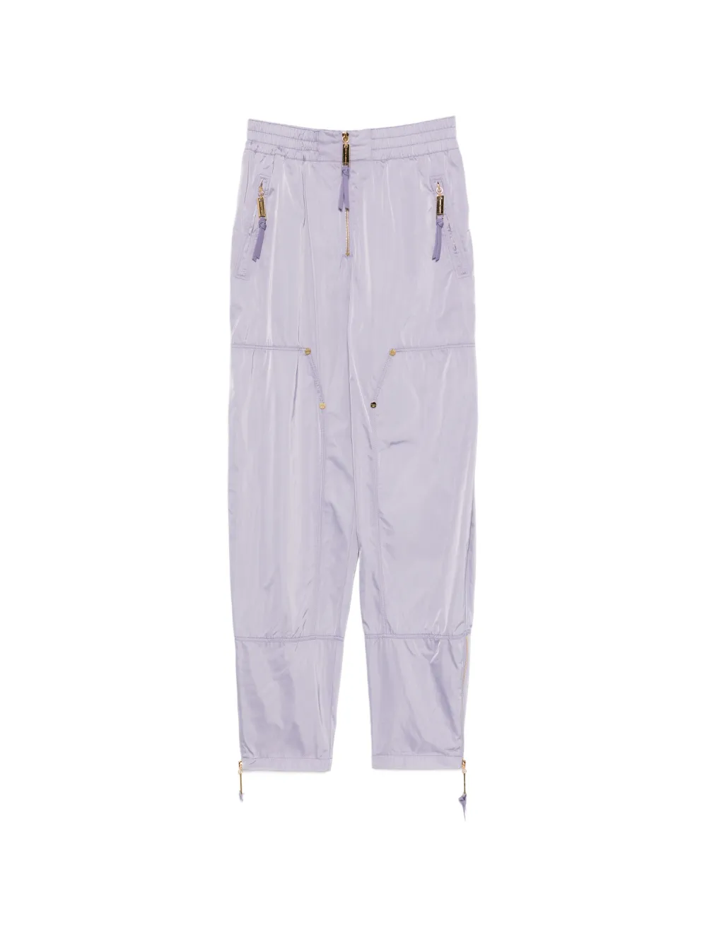 Elisabetta Franchi zip trousers - Viola
