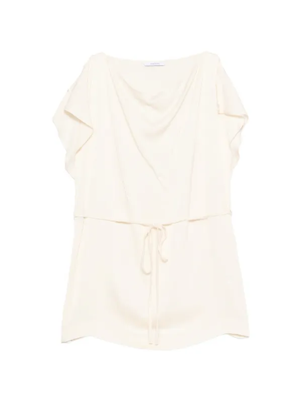 Bondi Born Waist-tie Top in Neutrals
