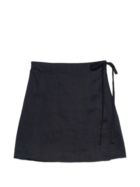 BONDI BORN tie detail mini skirt