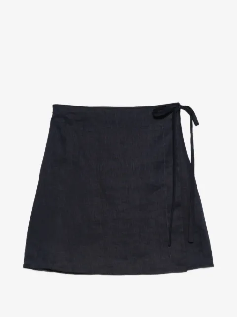BONDI BORN tie detail mini skirt