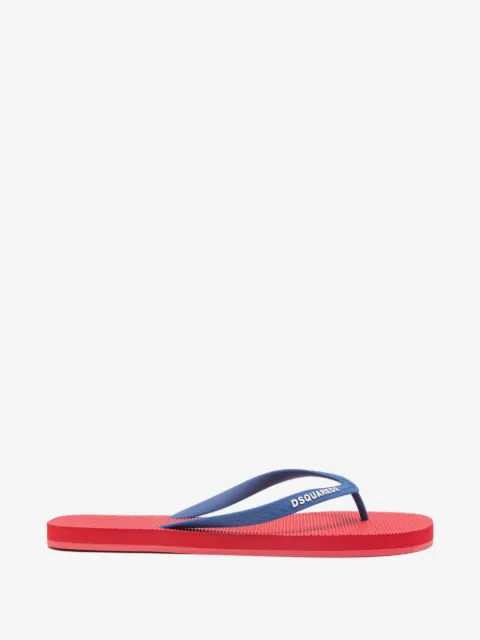 DSQUARED2 Dsquared2 logo flip flops