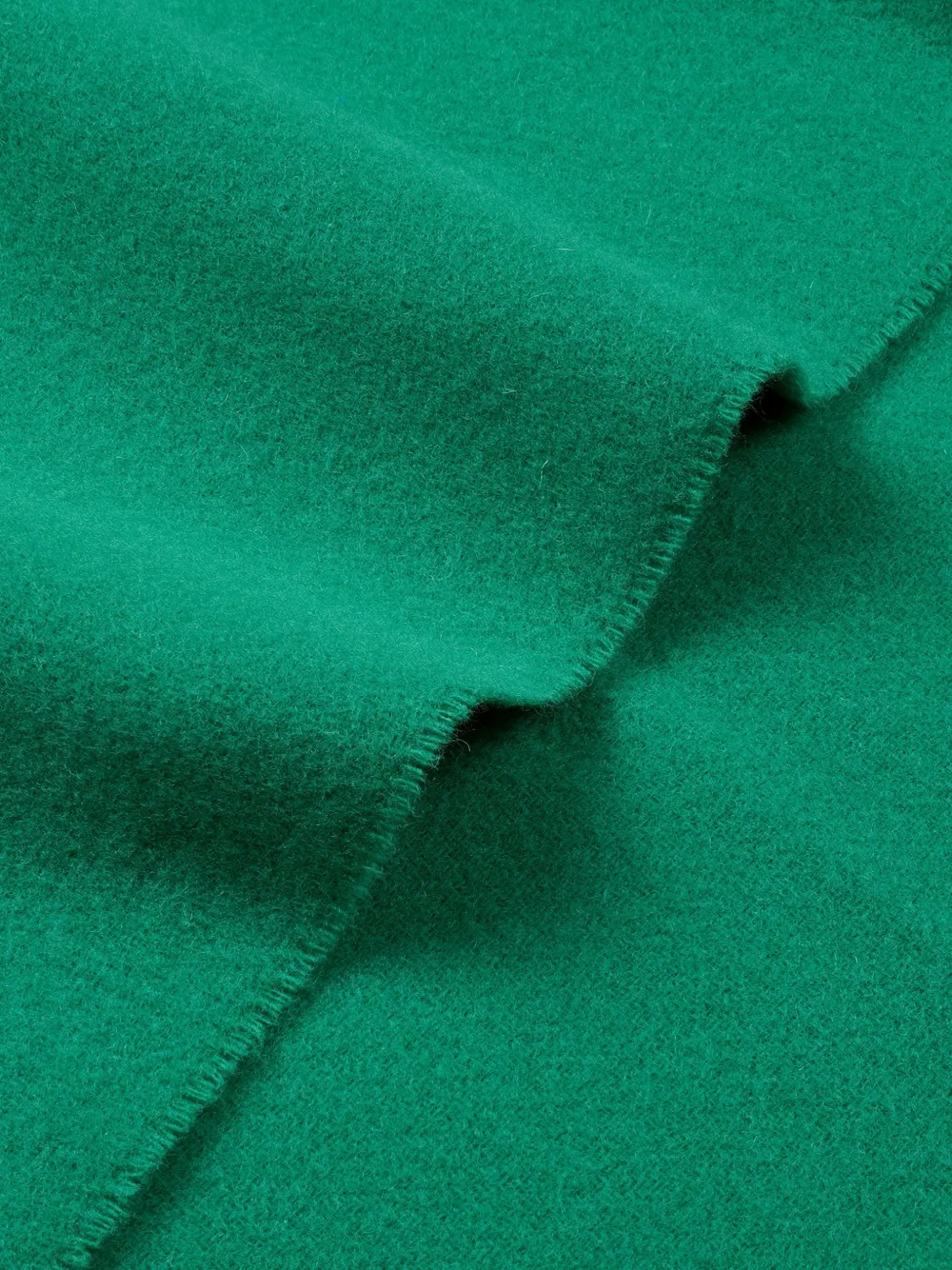 Sporty & Rich Sjaal met franje en logodetail Groen