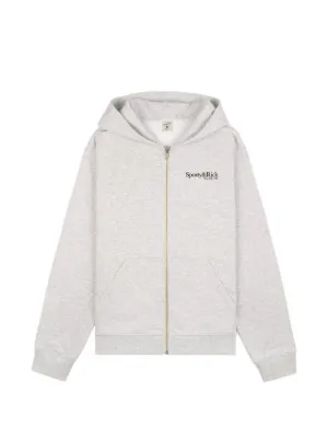 GANNI Zip Hoodie | Grey | FARFETCH RO