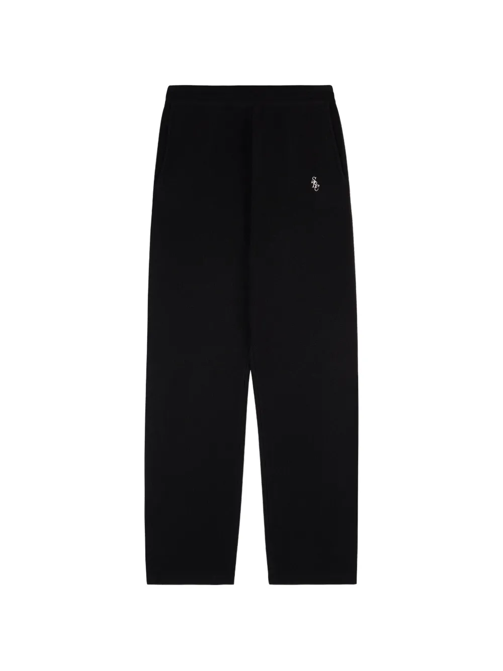 Sporty & Rich SRC embroidery trousers - Nero