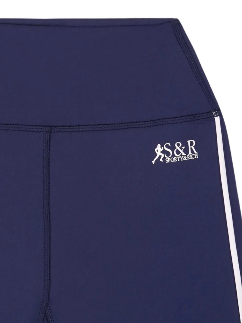 Sporty & Rich SR Runner shorts met streepdetail Blauw