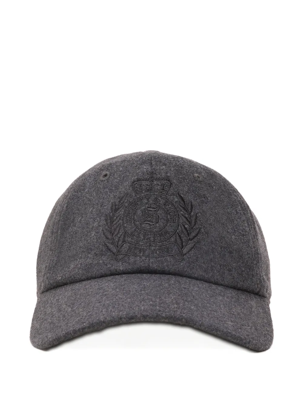 Sporty & Rich NY crest wool cap - Grigio